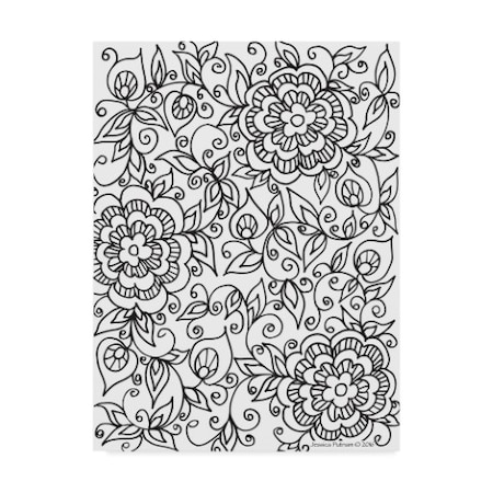 Jessica Putnam 'Floral Patterns 9' Canvas Art,14x19